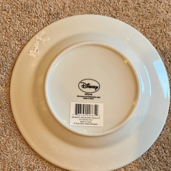 Disney plates Mickey Mouse set of 4 - Picture 6 of 9